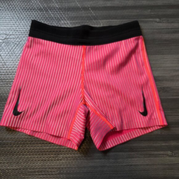Nike Women's Dri-FIT ADV Tight Running Shorts Size XS CJ2367-636 Pink